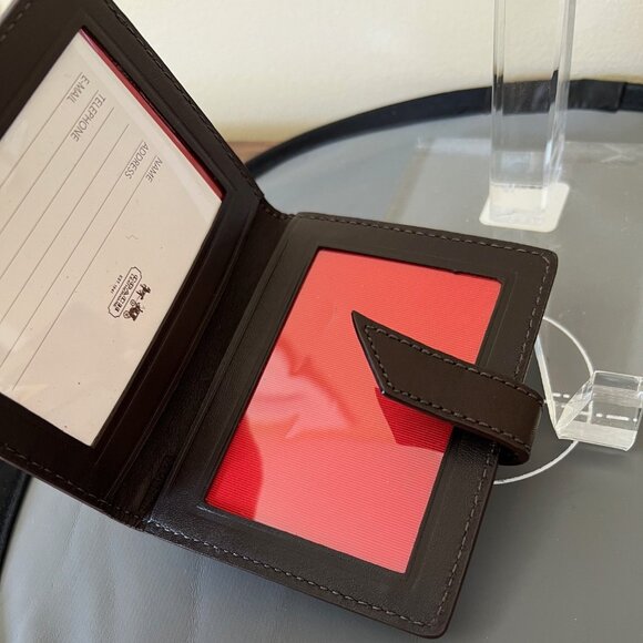 COACH Leather travel frame photo picture - Picture 9 of 11